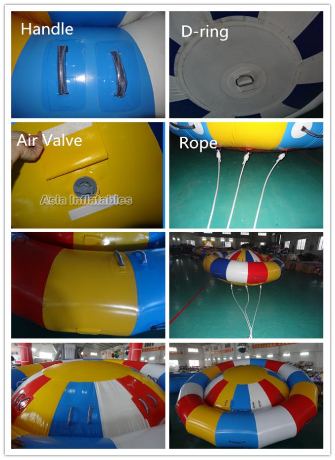 4-6 Person Water Inflatable Rotating Top Inflatable Water Gyro, Planet Saturno